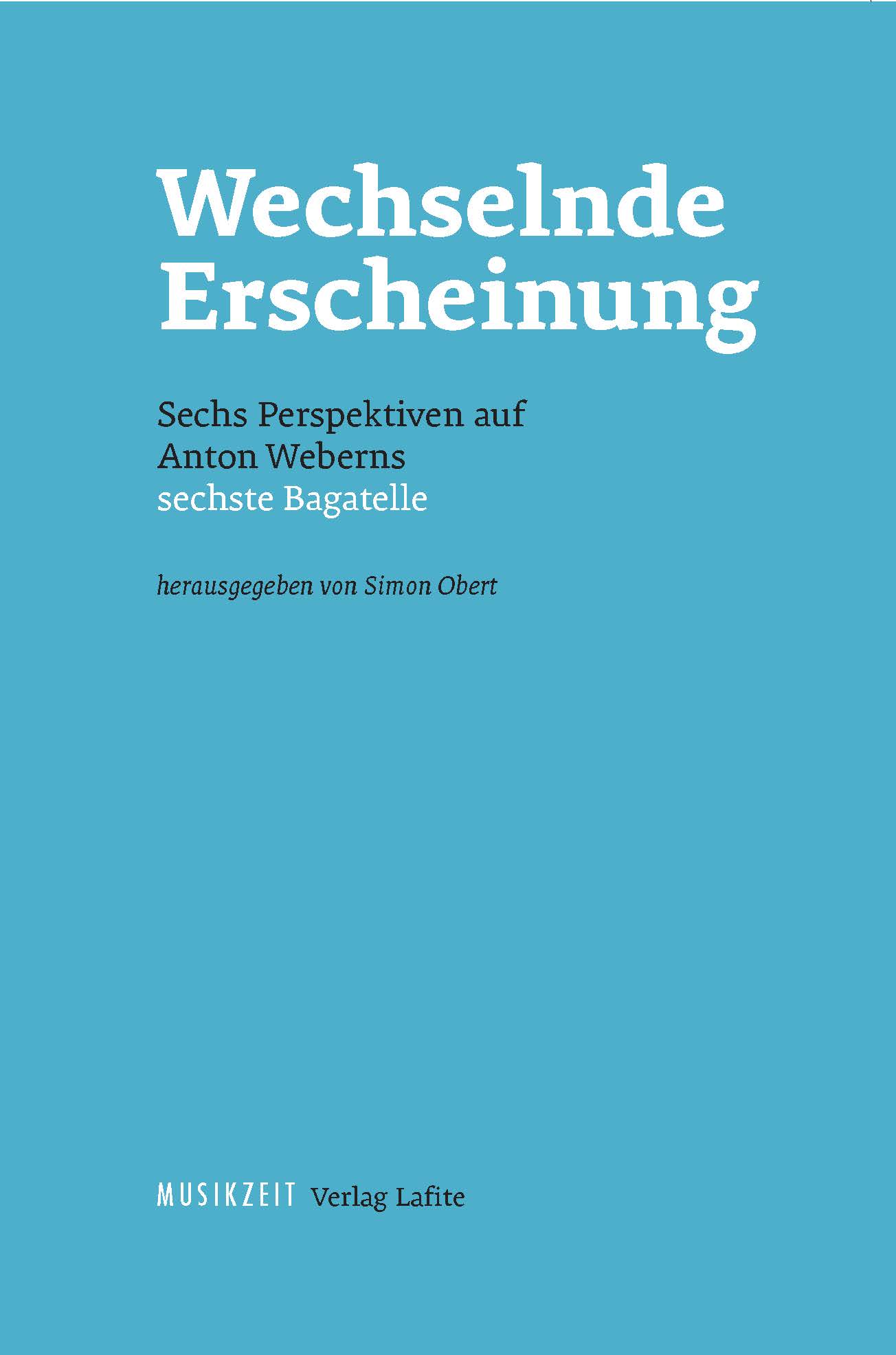 Cover: Webern-Studien 1