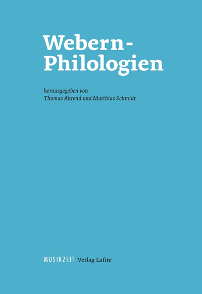 Cover: Webern-Studien 3