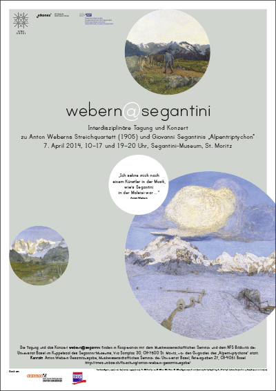 Plakat: webern@segantini